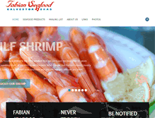 Tablet Screenshot of fabianseafood.com